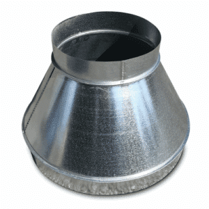 Réduction centrée, acier galvanisé Z275, Ø 160 - 125