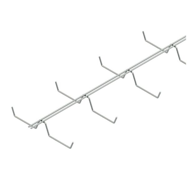 Chemin de câbles treillis en W - 2 ml - Acier sendzimir