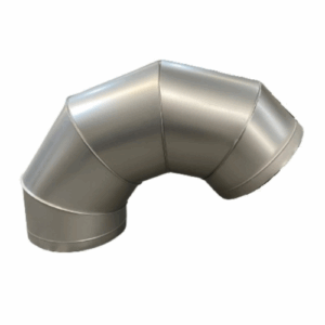 Coude grillagé à 135°, acier galvanisé Z275, Ø 1250