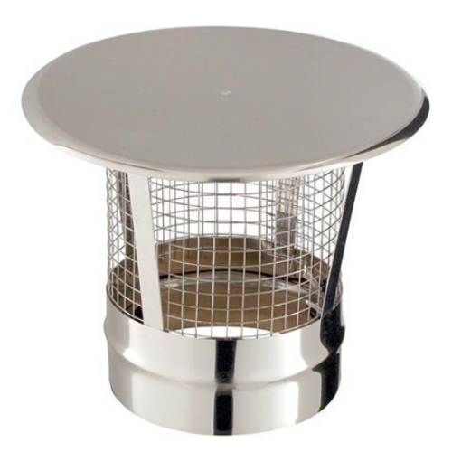 Chapeau grillagé, acier inoxydable, diamètre 315 1 Chapeau grillagé, acier inoxydable, diamètre 315