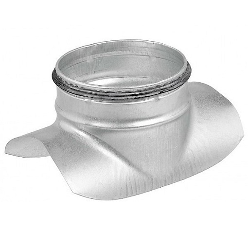 Piquage tube à 90° en acier galvanisé avec joint EPDM, Ø 400 - 315 1 Piquage tube à 90° en acier galvanisé avec joint EPDM, Ø 400 - 315