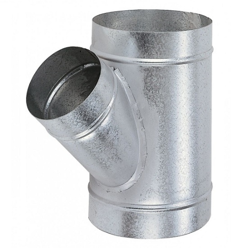 Té à 45°, acier galvanisé Z275, Ø 450 - 160 1 Té à 45°, acier galvanisé Z275, Ø 450 - 160