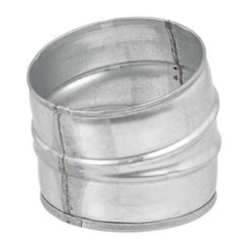 Coude à 15°, acier galvanisé Z275, Ø 160 1 Coude à 15°, acier galvanisé Z275, Ø 160