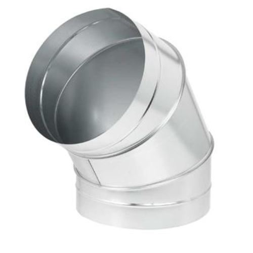 Coude à 60°, acier inoxydable 304L, diamètre 200 1 Coude à 60°, acier inoxydable 304L, diamètre 200