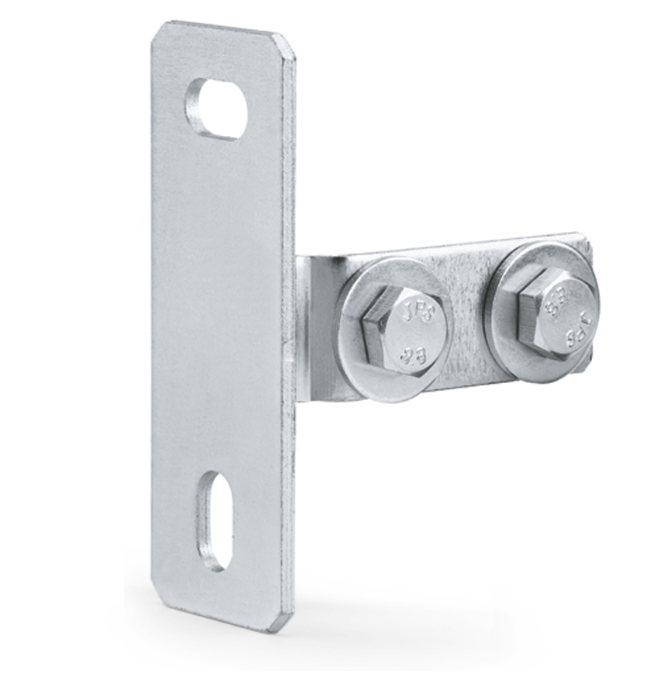 Té d'assemblage horizontal universel SPV pour rail strut 1 Té d'assemblage horizontal universel SPV pour rail strut