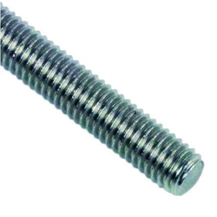 Tige filetée zinguée M10, longueur 1ml 1 Tige filetée zinguée M10, longueur 1ml