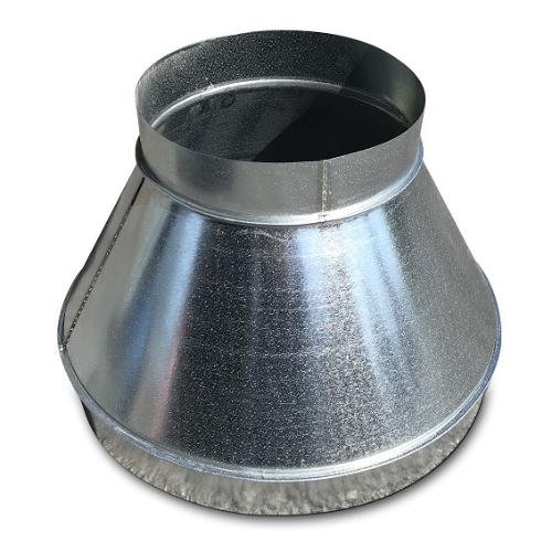 Réduction centrée, acier galvanisé Z275, Ø 900 - 710 1 Réduction centrée, acier galvanisé Z275, Ø 900 - 710