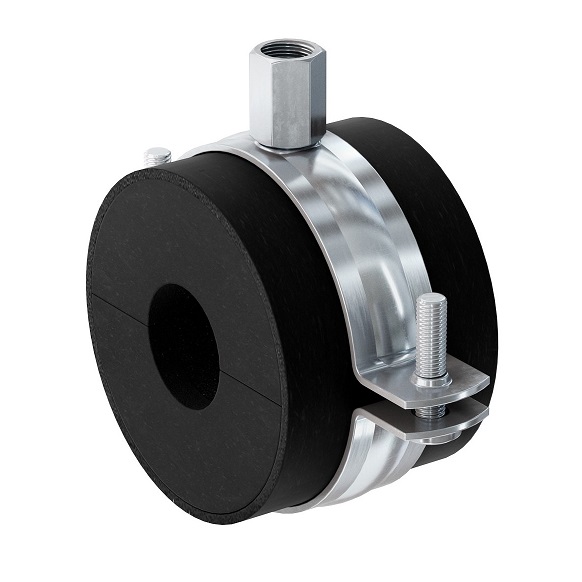 Collier froid à manchette élastomère - Ep. 19mm Ø60 M8/M10 1 Collier froid à manchette élastomère - Ep. 19mm Ø60 M8/M10