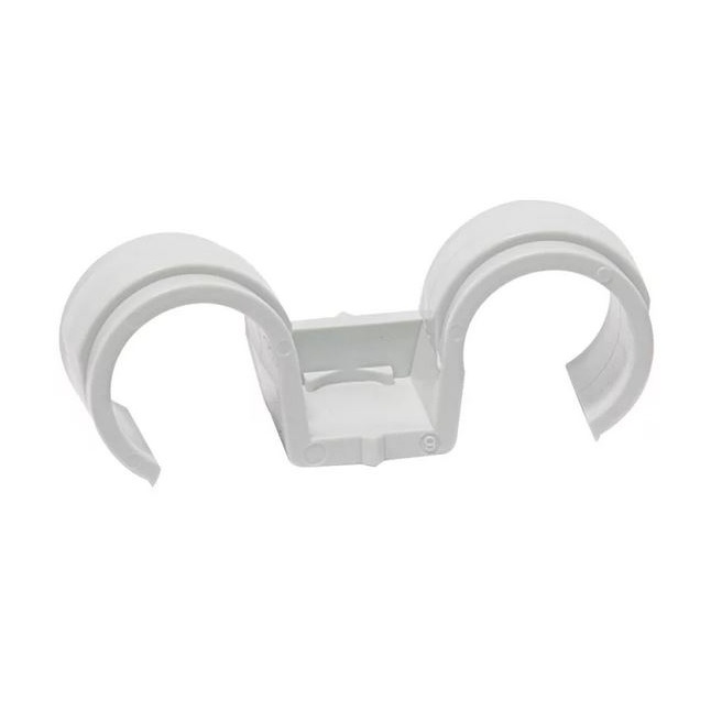 Boîte de 50 crochets doubles clouables polypro 20-23mm 1 Boîte de 50 crochets doubles clouables polypro 20-23mm