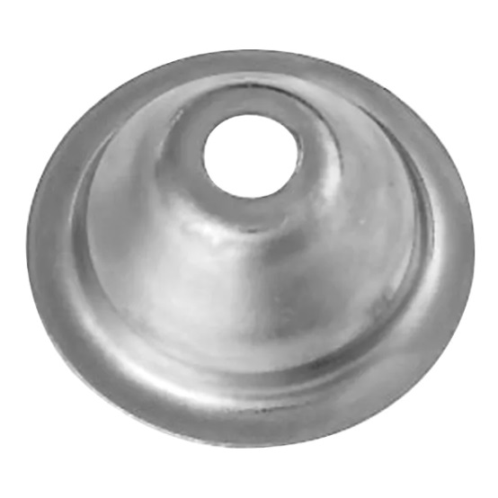 Boîte de 100 rosaces coniques 19mm 1 Boîte de 100 rosaces coniques 19mm