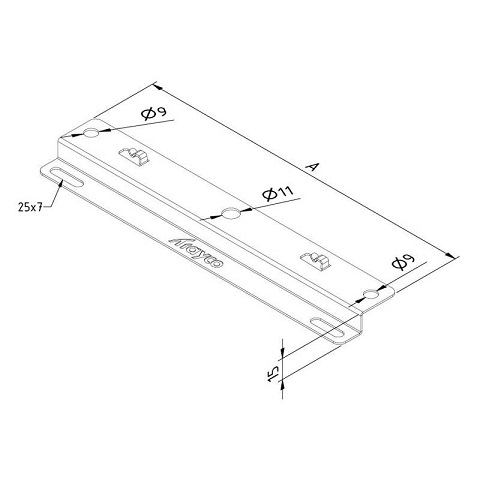 Boîte de 10 étriers multifonctionnel pour treillis larg 100mm MT-FWSB 1 Boîte de 10 étriers multifonctionnel pour treillis larg 100mm MT-FWSB