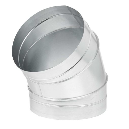 Coude à 45°, acier galvanisé Z275, Ø 315 1 Coude à 45°, acier galvanisé Z275, Ø 315