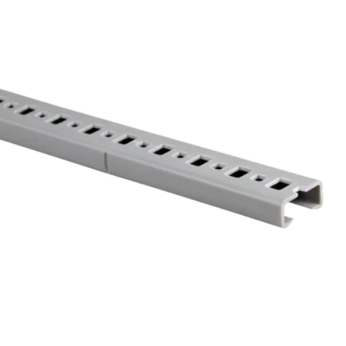 Rail 25x11 PVC Gris 1 ML 1 Rail 25x11 PVC Gris 1 ML
