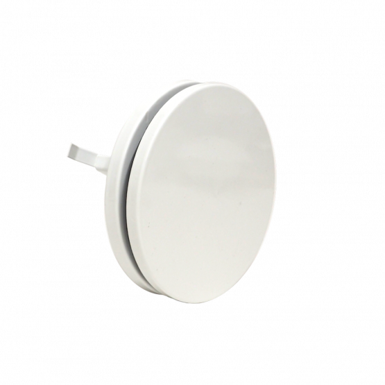 Bouche métallique de soufflage à disque plat. Diamètre : 125mm 1 Bouche métallique de soufflage à disque plat. Diamètre : 125mm