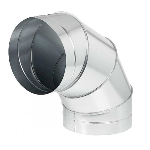 Coude à 90°, acier galvanisé Z275, Ø 400 1 Coude à 90°, acier galvanisé Z275, Ø 400