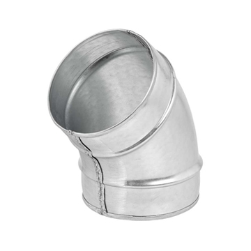 Coude à 45°, acier inoxydable 304L, diamètre 125 1 Coude à 45°, acier inoxydable 304L, diamètre 125