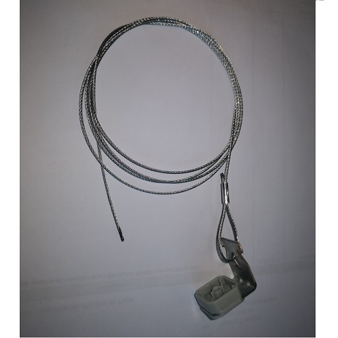 Sachet de 10 câbles S (CPS 50 Kg) avec attache clouable - 5 ml 1 Sachet de 10 câbles S (CPS 50 Kg) avec attache clouable - 5 ml