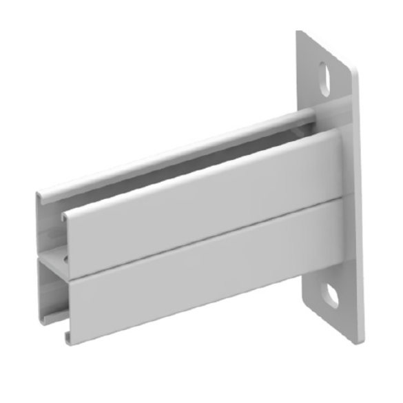 Console double rail strut galva 41x41 lg 600mm 1 Console double rail strut galva 41x41 lg 600mm