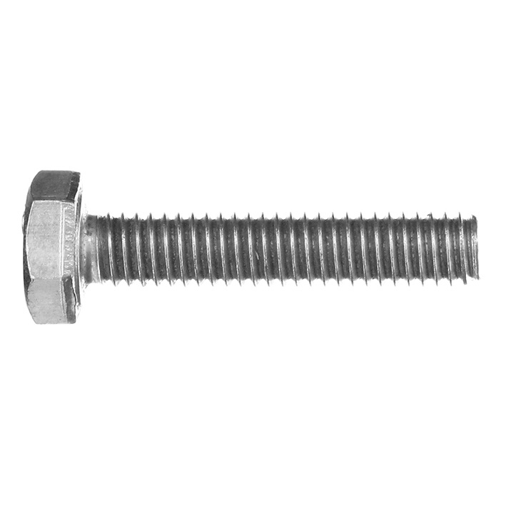 Boîte de 50 vis tête hexagonale zinguée 12x80 1 Boîte de 50 vis tête hexagonale zinguée 12x80