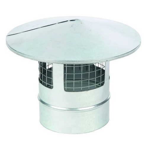 Chapeau grillagé, acier galvanisé Z275, Ø 900 1 Chapeau grillagé, acier galvanisé Z275, Ø 900