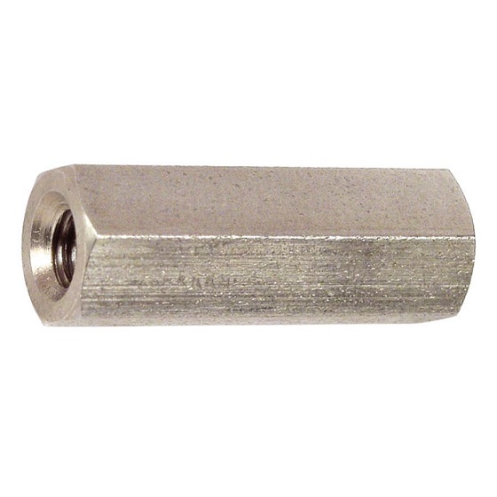 Boîte de 100 entretoises hexagonales inox A2 M10x30 1 Boîte de 100 entretoises hexagonales inox A2 M10x30