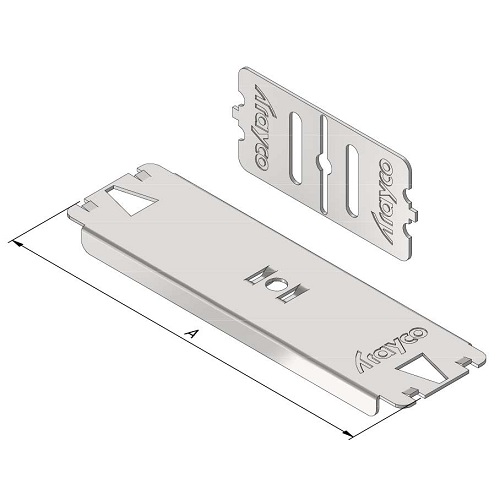 Boîte de 10 étriers suspension centrale dalle. Larg 300mm 1 Boîte de 10 étriers suspension centrale dalle. Larg 300mm