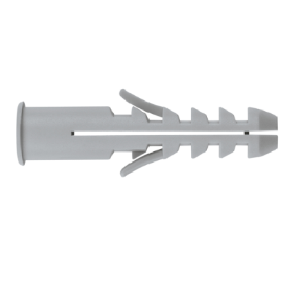 Boîte de 25 chevilles nylon Ø12x60 avec col 1 Boîte de 25 chevilles nylon Ø12x60 avec col