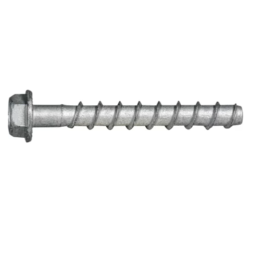 Boîte de 100 vis de fixation directe à beton 6x55/5 tête hexagonale 1 Boîte de 100 vis de fixation directe à beton 6x55/5 tête hexagonale