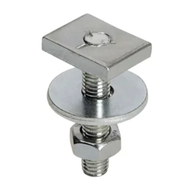 Boîte de 100 double écrous rail M8 x 30 pour rail 27/18 1 Boîte de 100 double écrous rail M8 x 30 pour rail 27/18