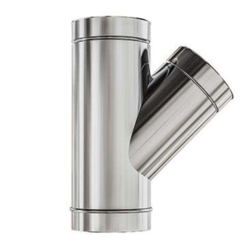 Té égal à 45°, acier inox 304L, Ø 355 1 Té égal à 45°, acier inox 304L, Ø 355