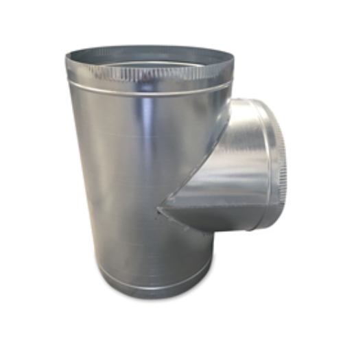 Té à 90°, acier galvanisé Z275, Ø 500 - 400 1 Té à 90°, acier galvanisé Z275, Ø 500 - 400