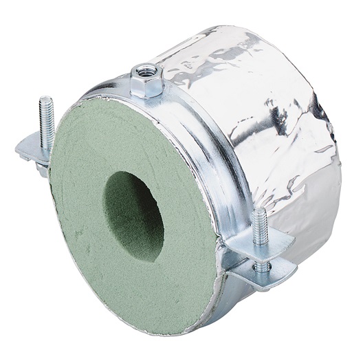 Collier froid à manchette styrodur - Ep. 40mm Ø54 M8/M10 1 Collier froid à manchette styrodur - Ep. 40mm Ø54 M8/M10