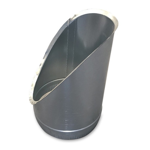 Piquage tube à 45°, acier galvanisé Z275, Ø 450 - 125 1 Piquage tube à 45°, acier galvanisé Z275, Ø 450 - 125