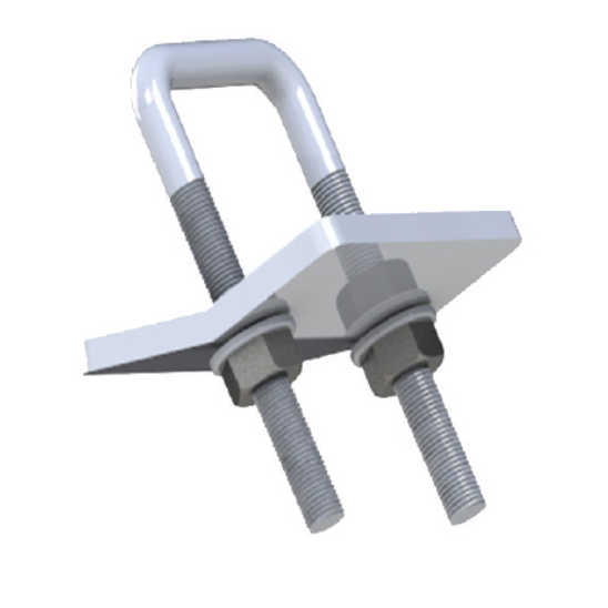 Crapaud M8 pour rail strut 1 Crapaud M8 pour rail strut